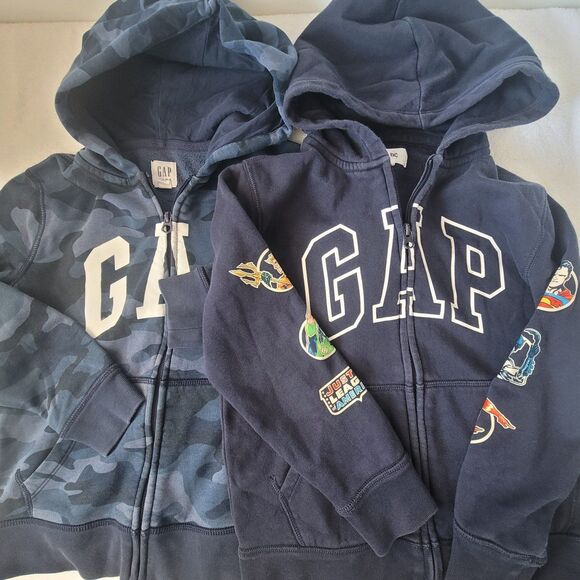 Gap boys hoddie jacket size 8 Lot of 2 - Picture 2 of 7